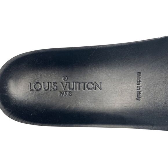 Louis Vuitton Frontrow Sneakers EU 39 US 9 Black Leather Low Top Lace Up Shoes - Picture 12 of 12